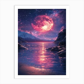 Full Moon In The Sky 7 Art Print