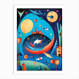 Fish In The Sea 1 Art Print