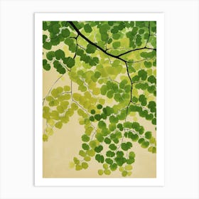 Pattern Poster Maidenhair Fern 2 Art Print