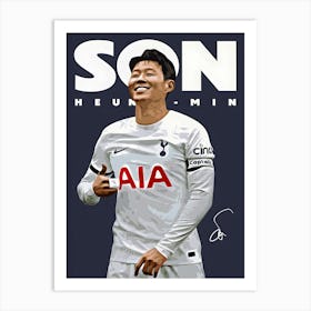 Son Heung min 1 Art Print