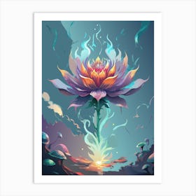 Lotus Flower 12 Art Print