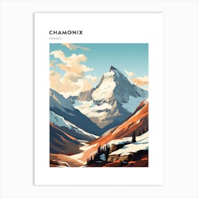 Chamonix France 1 Hiking Trail Landscape Poster Art Print