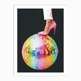 Lights Of The Disco 1 Art Print