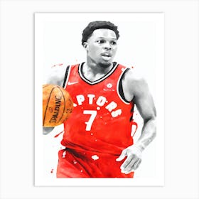 Kyle Lowry Toronto Raptors Art Print