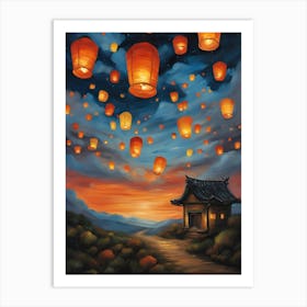 Lanterns In The Sky 2 Póster