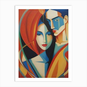 Man And Woman 1 Art Print