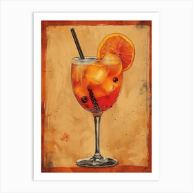 Aperol Spritz Art Print 449 Art Print