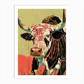 Bull Canvas Print 5 Art Print