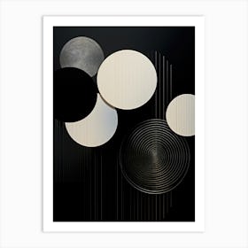 Abstract Circles 26 Art Print