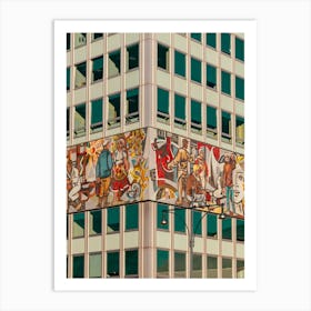 Sovietic Building In Berlin 02 Art Print