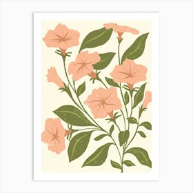 Pink Flowers 9 Art Print