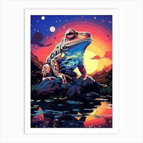 Frog Painting Art Print