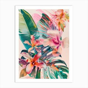 Tropical Flowers 10 Art Print