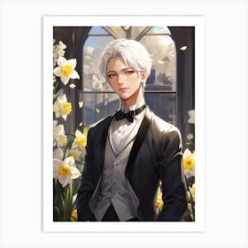 The Handsome Butler Art Print