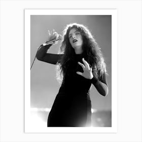 The 24th Annual Kroq Almost Acoustic Christmas Singer Lorde Art Print