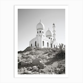 Sharm El Sheikh, Egypt, Black And White Photography 2 Art Print