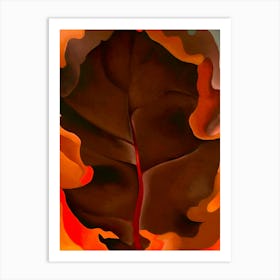 Georgia O'Keeffe - Autumn Leaf II, 1927 1 Art Print