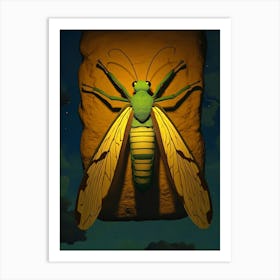 Bug In The Night Art Print