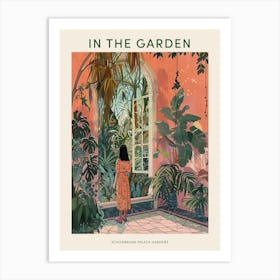 In The Garden Poster Schonbrunn Palace Gardens Austria 1 Art Print