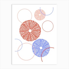 Red Urchins Art Print