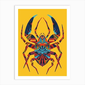 Aztec Spider Art Print