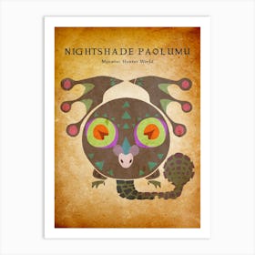 Nightshade Paolumu Vintage Art Print