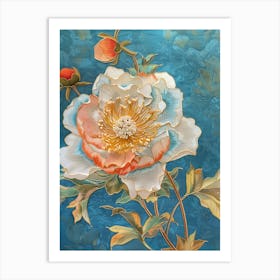 Peony Painting 2 Art Print