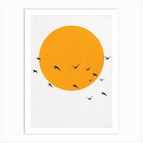 Birds In Flight Art Print