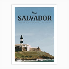 Visit Salvador Art Print