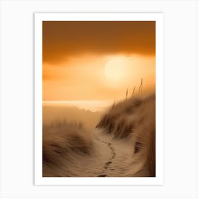 Path In The Sand Art Print