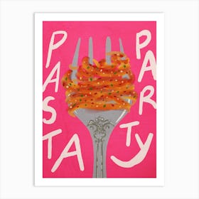 Pasta Party 2 Art Print