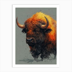 Bison 2 Art Print