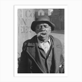 Old Man Who Lives On South Side Of Chicago, Illinois By Russell Lee Art Print