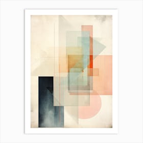 Geometric Abstraction Illustration 17 Art Print