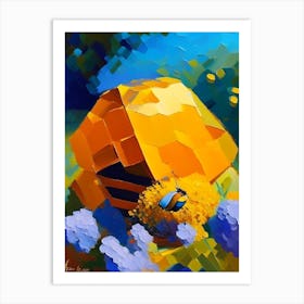 Pollen Beehive 5 Painting Art Print