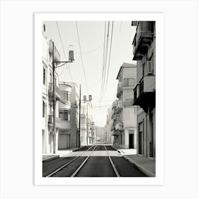 Athens, Greece, Photography In Black And White 1 Art Print