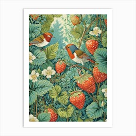 Strawberry Bushes Art Print