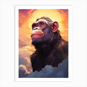 Chimpanzee Art Print