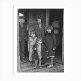 Untitled Photo, Possibly Related To Part Of Alfred Atkinson Family, A Tenant Farmer Of Eighty Acres Near Shannon City Art Print