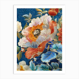 Chinese Floral Painting 16 Art Print