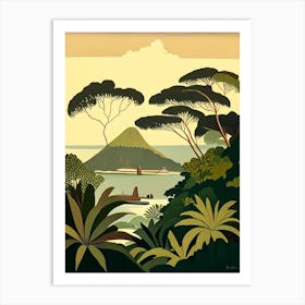 Galapagos Islands Ecuador Rousseau Inspired Tropical Destination Art Print