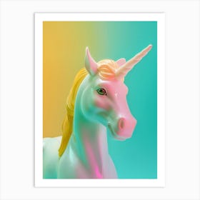 Pastel Toy Unicorn Photography 5 Art Print