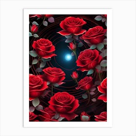 Red Roses 7 Art Print