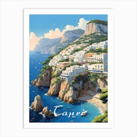 Capri Coast Art Print