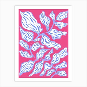 Pink Glory Botanicals Art Print
