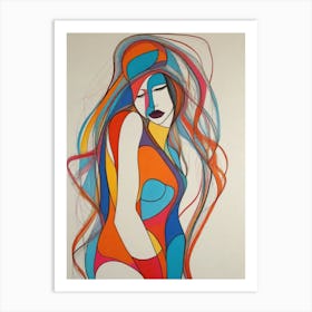 'The Woman' Art Print