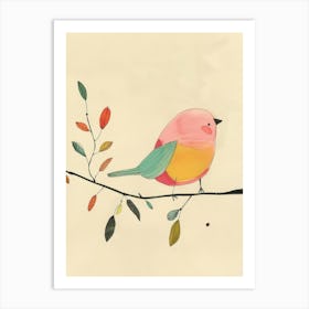 Bird On A Branch 44 Art Print