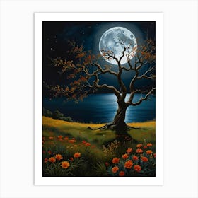 Full Moon 1 Art Print