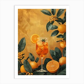 Aperol Spritz Art Print 414 Art Print