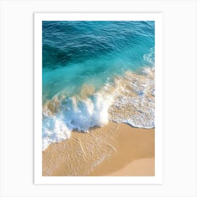 Beach - Beach Stock Videos & Royalty-Free Footage 5 Art Print